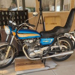 1973 Yamaha 650 Motorcycle 