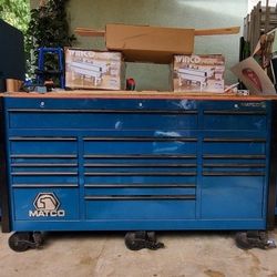 Matco 3 Bay Tool Box With Small Side Boxes