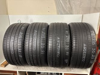 Set 4 tires 295 35 21 pirelli scorpion verde as