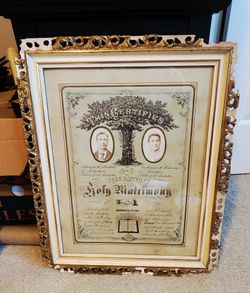 1898 South Dakota Marriage Certificate