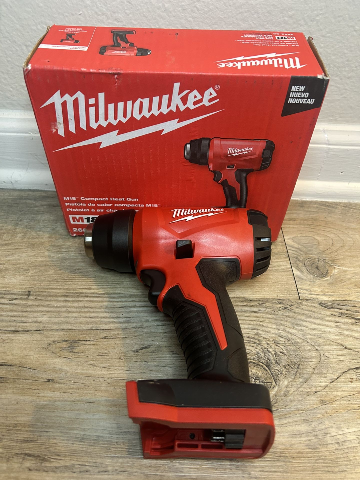 Milwaukee M18 18V Lithium-lon Cordless Compact Heat Gun (Tool-Only)