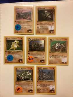 1st Edition Brock’s Pokémon Gym Heroes Near Mint