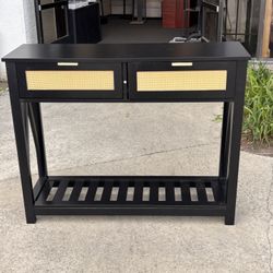 New 39.3”x11.8”x31.5 White Or Black Wooden Entryway Console Table Kitchen Console Cabinet 