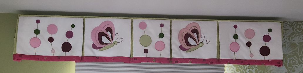 Window Cover Valance  * Size:  63" W × 11" H