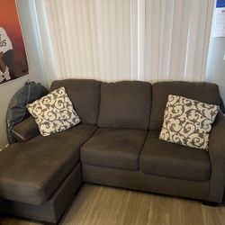 Grey Reversible L Couch