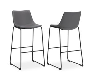 Modern Gray Bar Stools – Set of 2 – Only $250