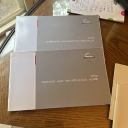 2008 Nissan 350 Z Owners Manual Complete With Leather Case OEM