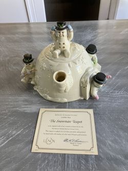 Lenox “Snowman Teapot & Lid”