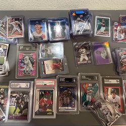 Baseball Card And Jersey Lot Modern And Old 