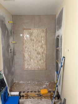 Repairs and new shower system