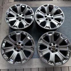 OEM 22” GMC Sierra Denali Wheels – Set of 4 – Factory Takeoffs