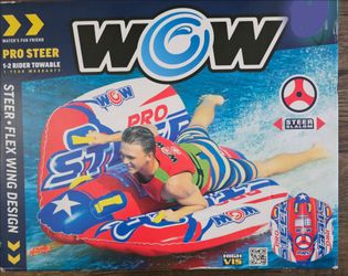 WOW Pro Steer 1-2 Rider Towable Tube
