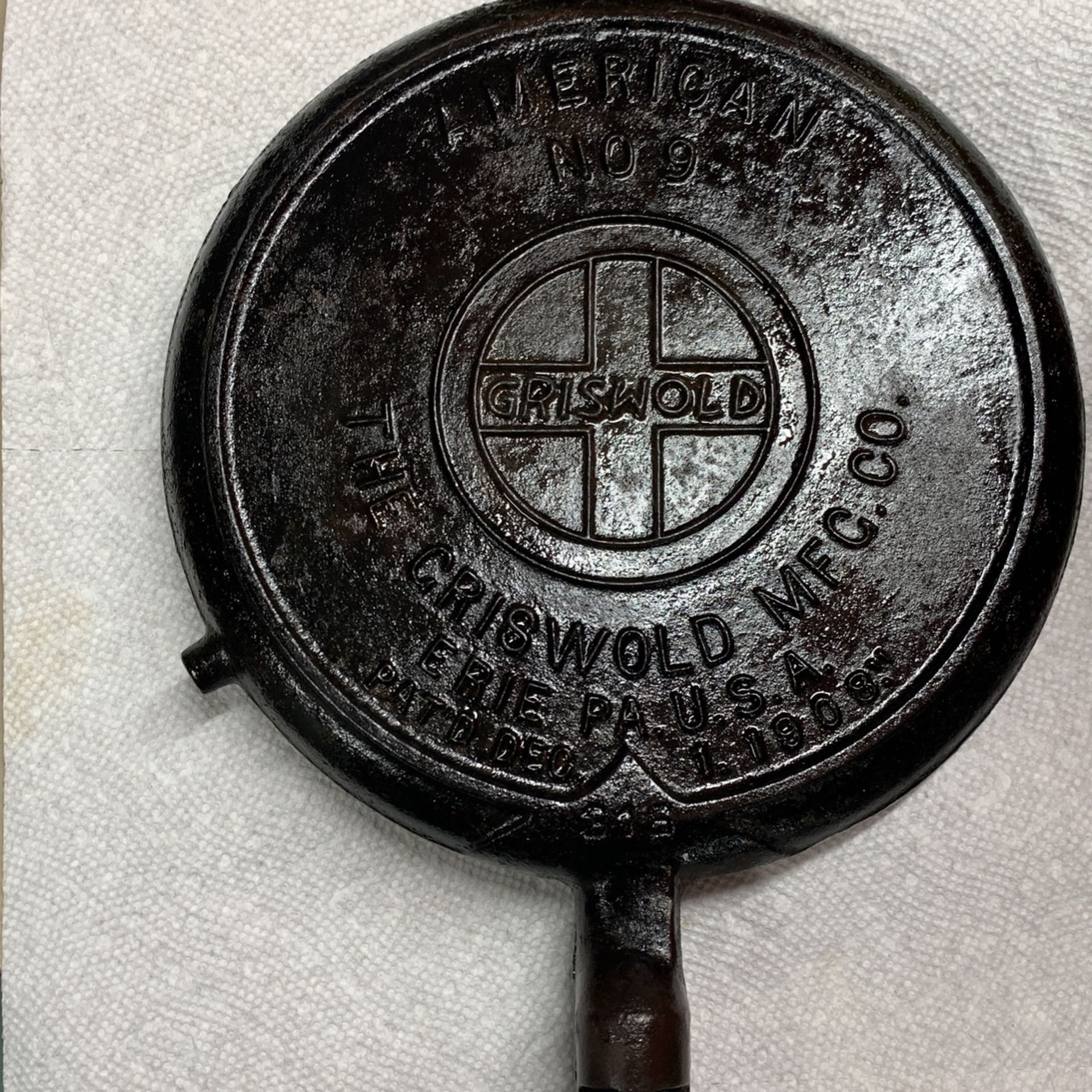 VintageGriswold Mfg.Co America NO.9 -316-317