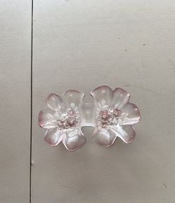 Mikasa Rosella Pink and Frosted Candy/Nut Dish!!