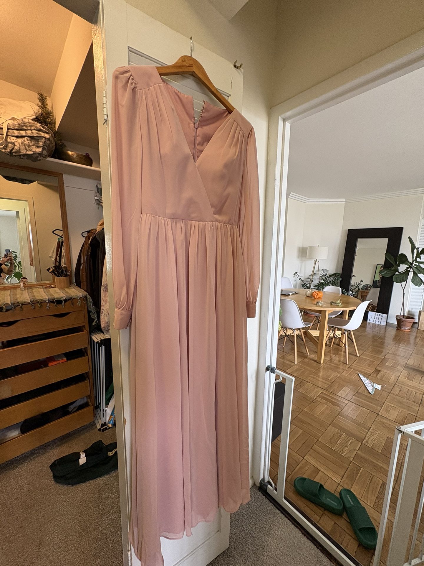 Lulus Blush Maxi Dress Medium