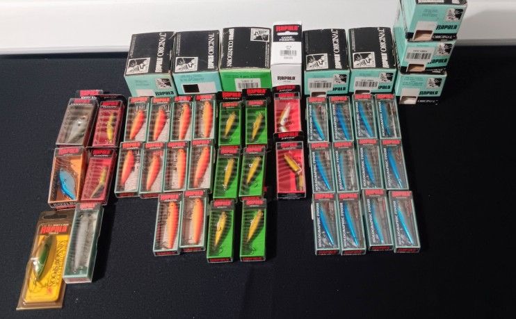 Rapala Fishing Lures Lot 36 Lures New