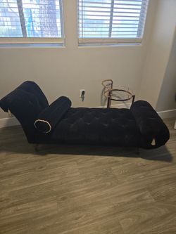 Velvet chaise lounge/ fainting chair