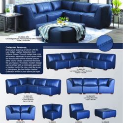 Leather Modular Couch