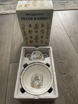 Wedgwood Peter Rabbit Mug And Oatmeal Bowl