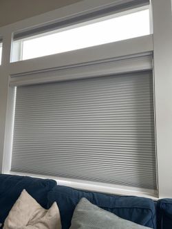 Black out oversized cellular shade