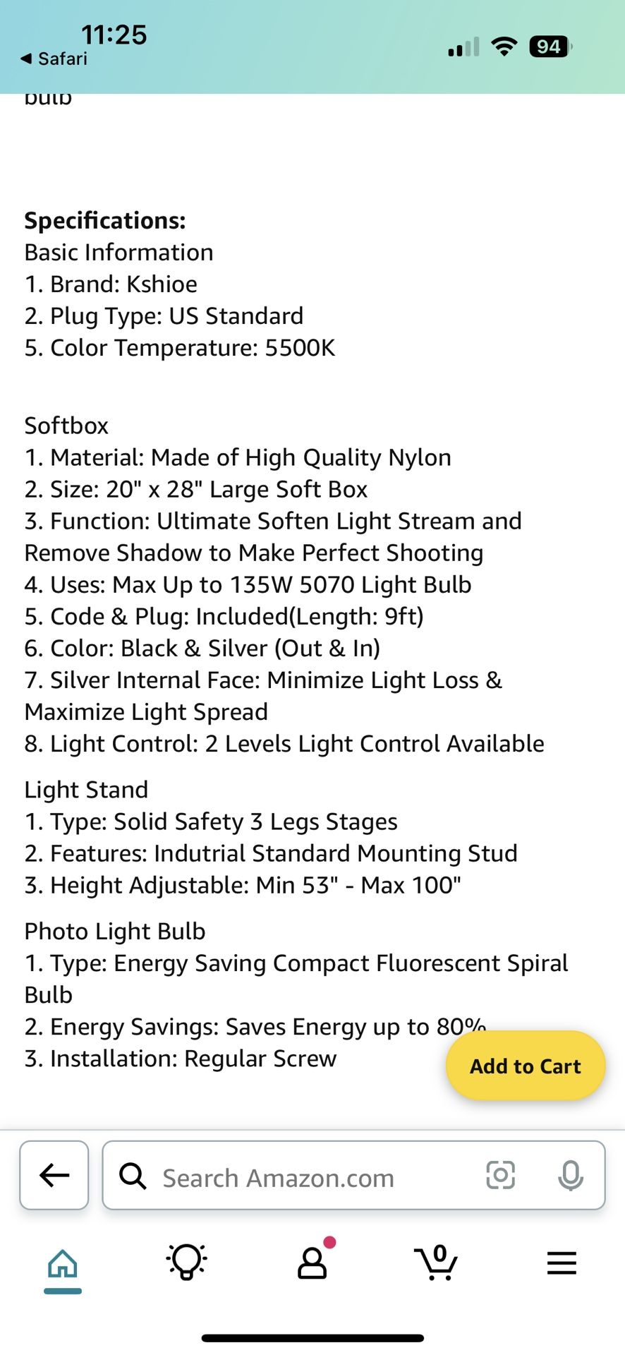 Kshioe Photography Softbox Lighting Kit for Sale in Tempe, AZ OfferUp