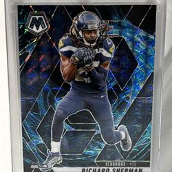 Richard Sherman 2025 Panini Mosaic NFL Genesis Prizm #222 SSP Seahawks Colors