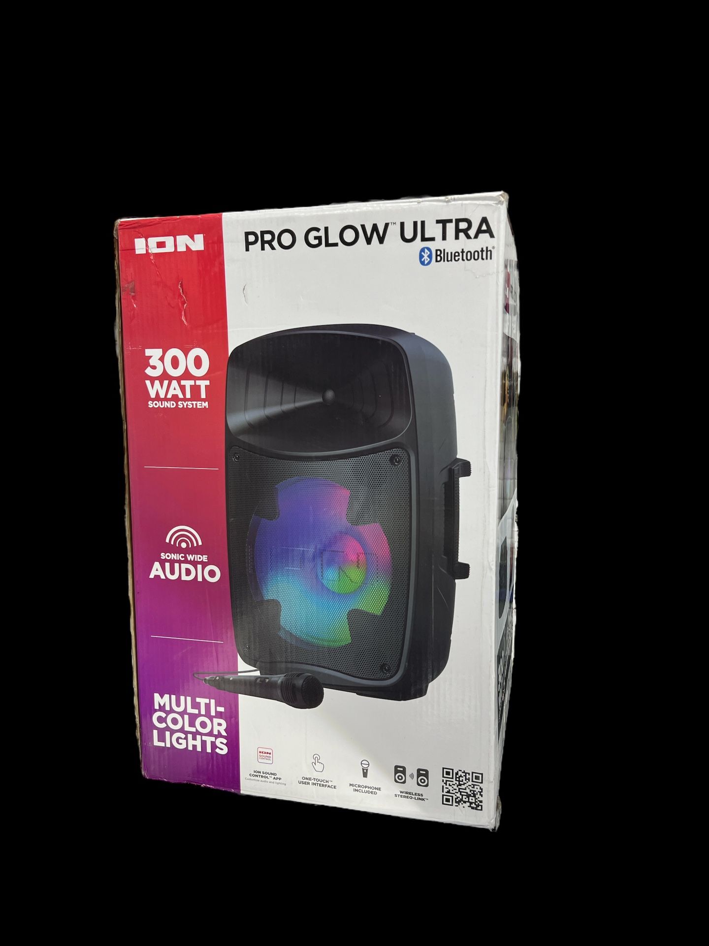 Ion Pro Glow Ultra Bluetooth Speaker 300 Watts 