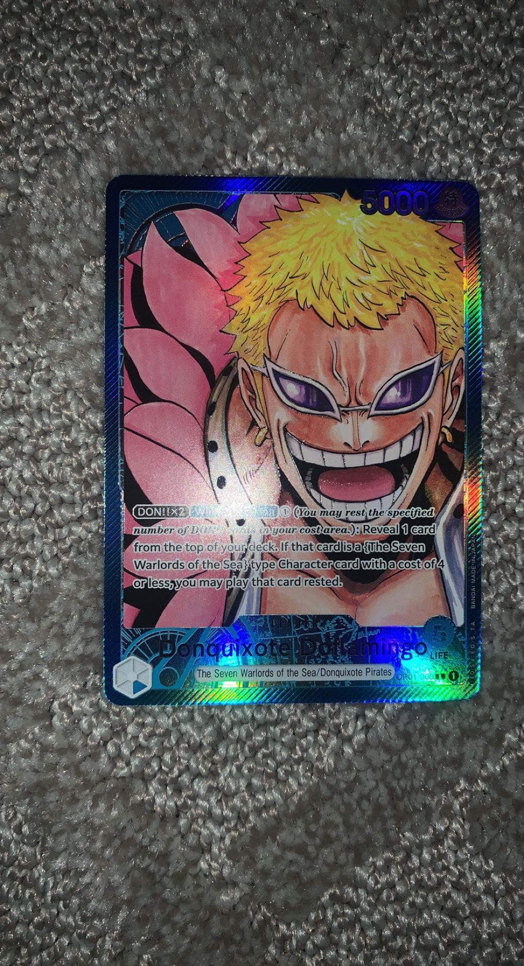 Doflamingo leader card One Piece Card Game