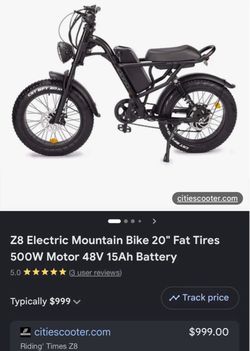 E-bike z8 riding times e-bike