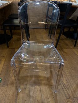 Clear Acrylic Chairs – $40 Each or 8 for $300