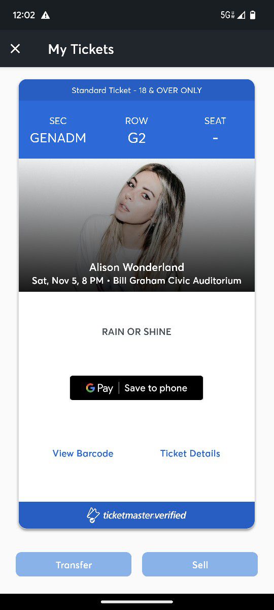 Alison Wonderland Ticket 