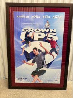 Grown Ups 2 Framed Movie Poster – Large 35” x 48”