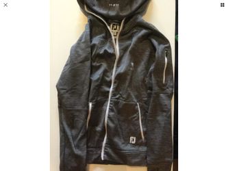 Name brand with logo golf polos, jackets and skirts (women)