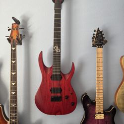 TRADE FOR GUITAR OR BASS!!!Solar A 2.6 TBR (Trans Blood Red) Matte Guitar 