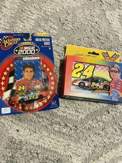 New Jeff Gordon Winners Circle Car & Vintage Playing Cards 