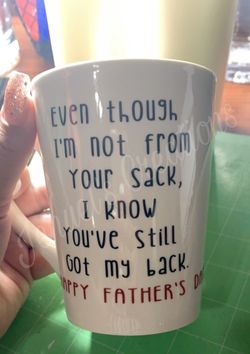 Father’s Day coffee cups for Step Dads
