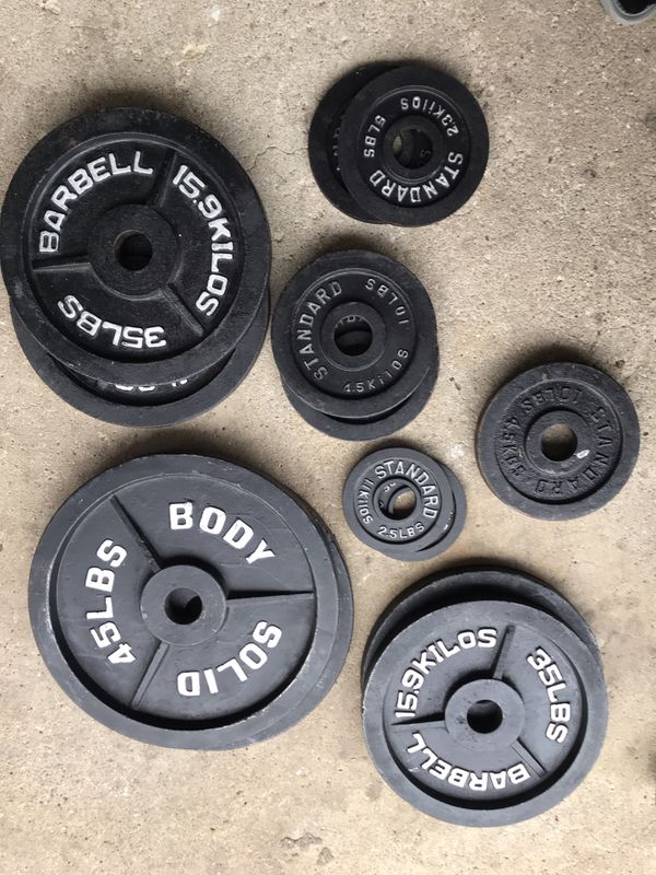 300lbs of olympic Weights for Sale in Streamwood, IL OfferUp