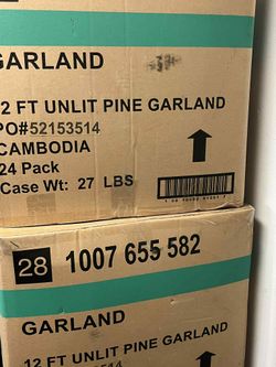 Christmas Garland 12ft! Canadian Pine Style! $6