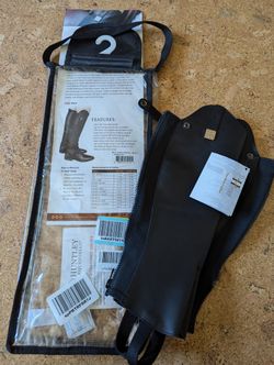 Huntley Leather Half Chaps