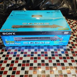 NEW IN BOX ~ Sony DVP-NS325 Silver CD/DVD Player
