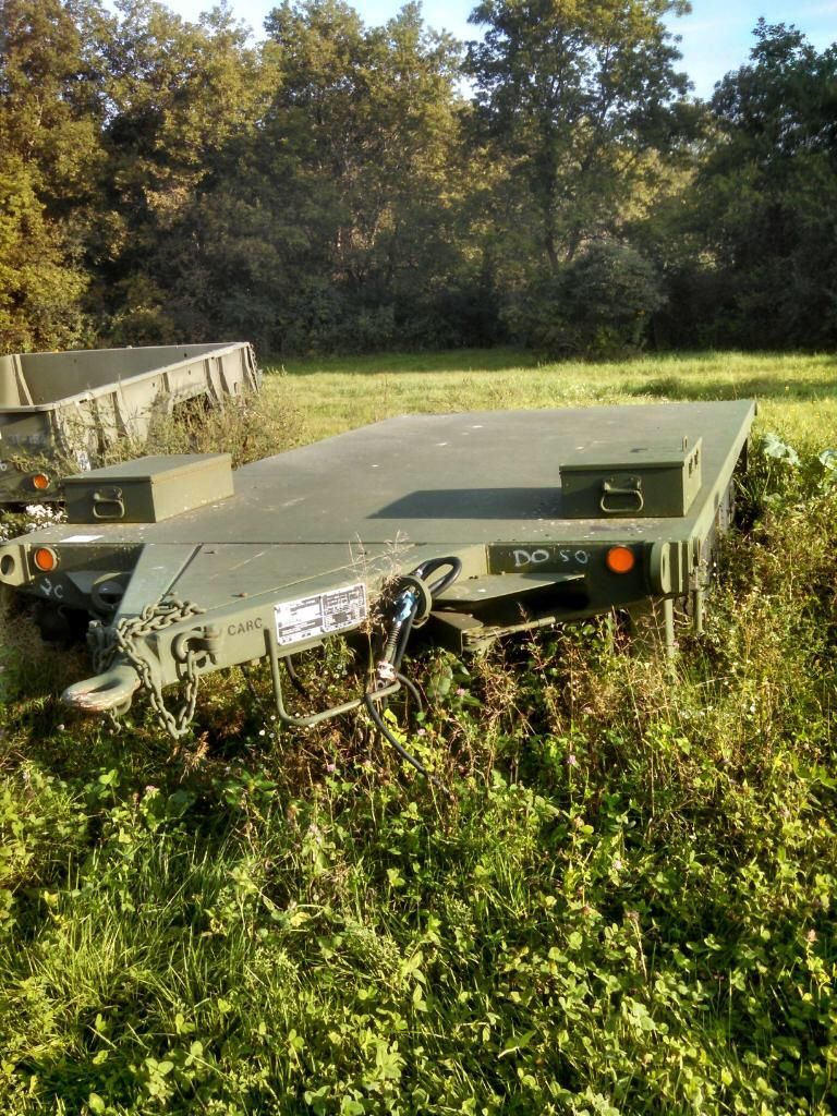 Humvee trailer single axle