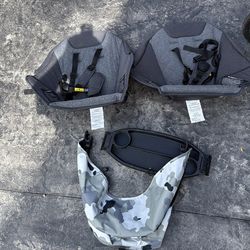 Veer Wagon Accessory Bundle - Padded Seats, Trey, Canopy