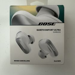 Bose 2nd GEN QuietComfort Ultra Earbuds  (Smoke White) - Brand New