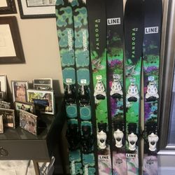 Gorgeous Line Pandora 92 Skis (never Used) With Brand New Bindings!