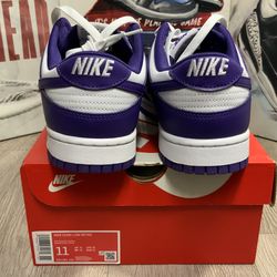 New Nike Dunk Low Championship Court Purple White (Men's) Size 11  DD1391-104 for Sale in San Diego, CA - OfferUp