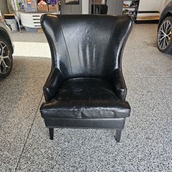 Faux Leather Chair