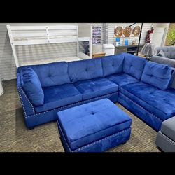 New Sectional + Ottoman 