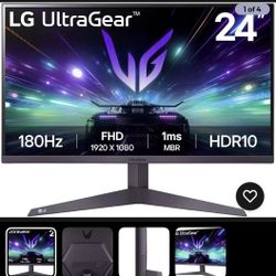 LG 24" UltraGear FHD 180Hz Gaming Monitor 