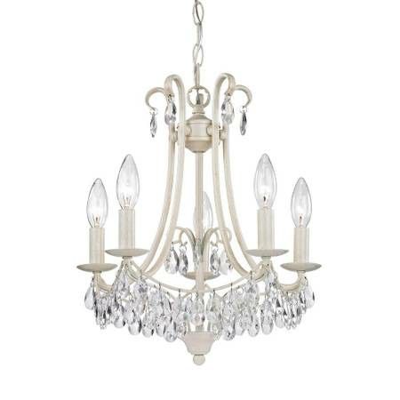 Chandelier Antique Cream