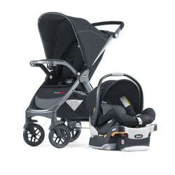 Chicco Bravo Sport Trio Travel System - Iron (Black), New